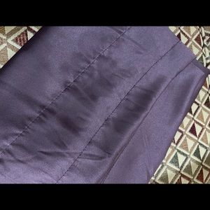 Plum curtains